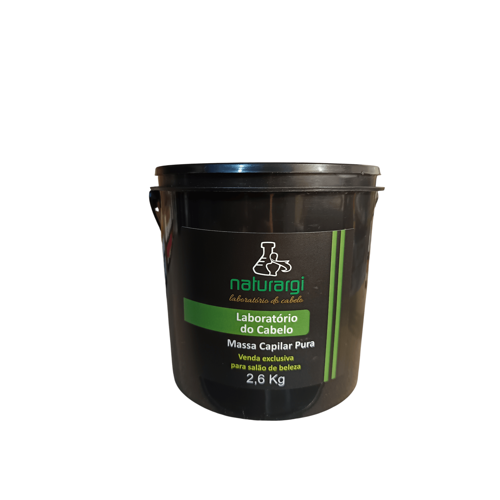 Balde De Massa Pura Laboratório Do Cabelo Naturargi 2.6KG